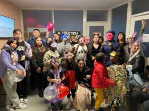 Children and teenagers celebrate Carnival