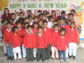 Last Christmas all school children got sweaters