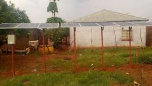 Solar panels for water pump