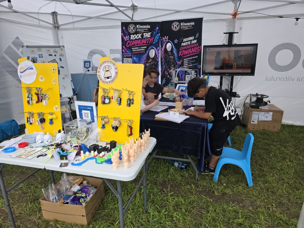 Our stand at festival - 3d prints