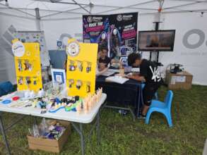 Our stand at festival - 3d prints