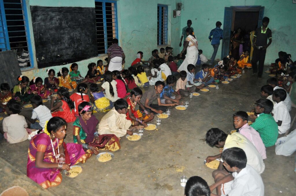 PROVIDE MEAL TO UNDERPRIVILEGED TRIBAL CHILDREN