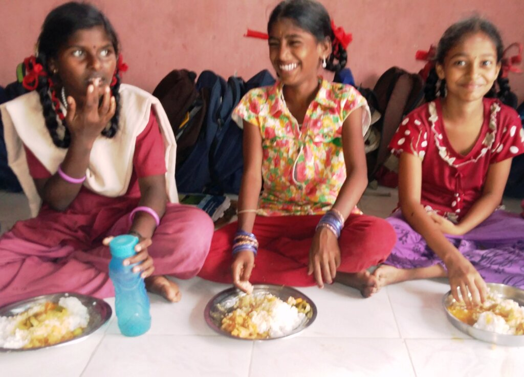 PROVIDE MEAL TO UNDERPRIVILEGED TRIBAL CHILDREN