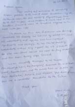 Testimonial from Velan's Mother