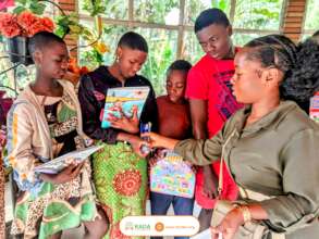 Handling over of gifts to orphans in Bamenda