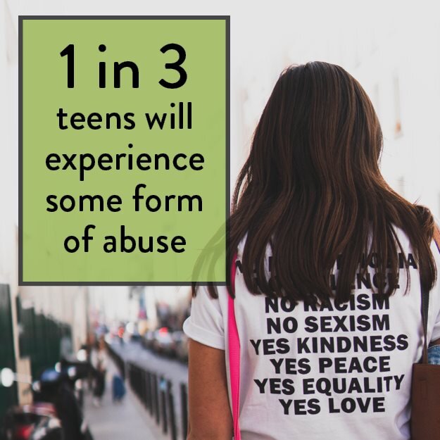 1 in 3 teens will experience some form of abuse