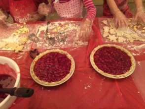 Pie making youth activity