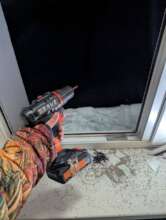 Working through winter cold and power cuts