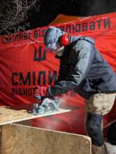 Working through winter cold and power cuts