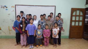 CLC English Class (Kru Mai on far right)