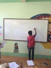 Repetition of basic English grammar in CLC class.