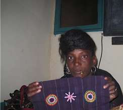 Labe of Barka/MCV co-op with her design.
