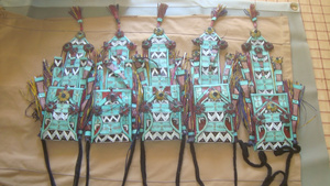"Albaye" traditional Tuareg wallets