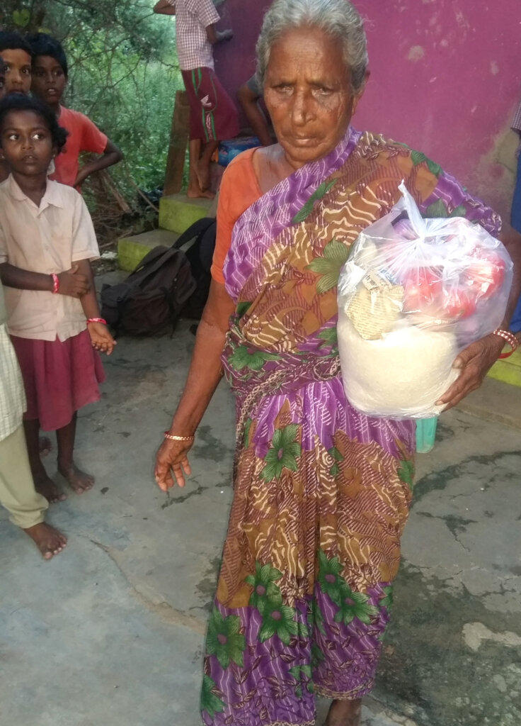 Sponsor monthly food groceries to neglected elders