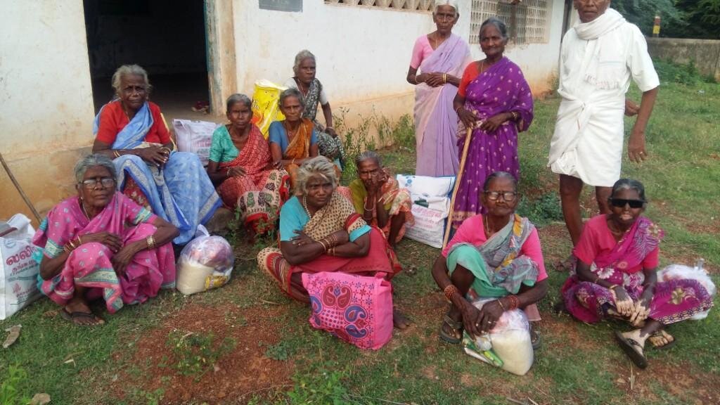 Sponsor monthly food groceries to neglected elders