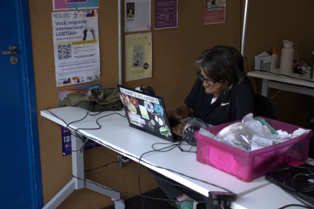 Volunteer logging receipts online.