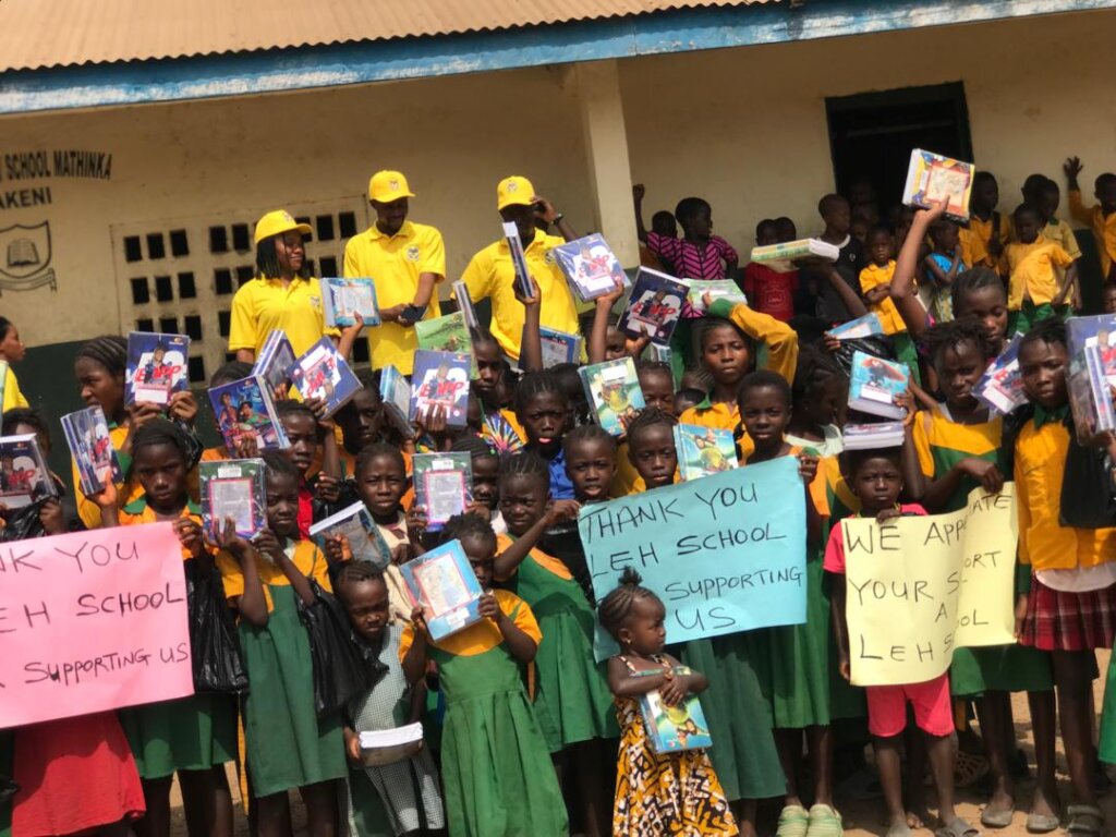 Distribution of school and learning materials