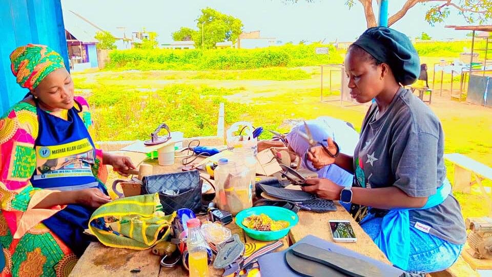 Empower 60 Women In Sandals Making In Tamale-Ghana