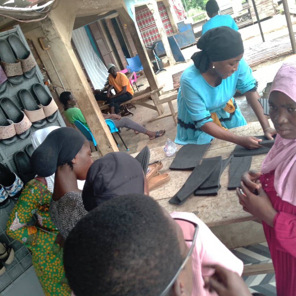 Empower 60 Women In Sandals Making In Tamale-Ghana