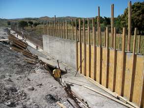 Walls going up for the new hospital
