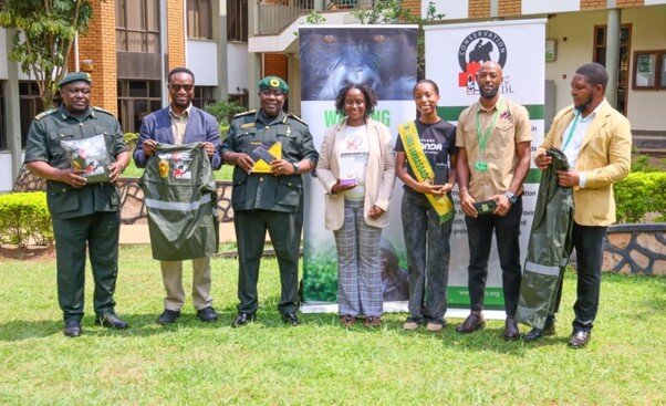 CTPH donating items to Uganda Wildlife Authority