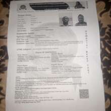 Oreoluwa's University Qualifying Exam Slip