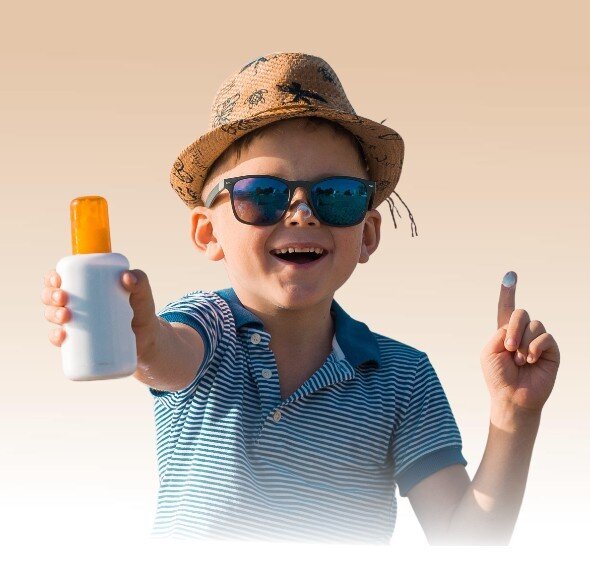 Provide sun safety tools and education to youth