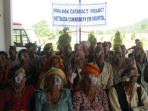 Post-Op.Patients at Hetauda Community Eye Hospital