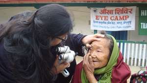 Patient being screened