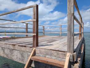 Rebuilt pier platform
