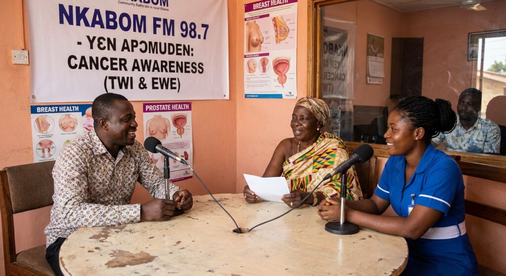 Create Cancer Awareness Radio Programs