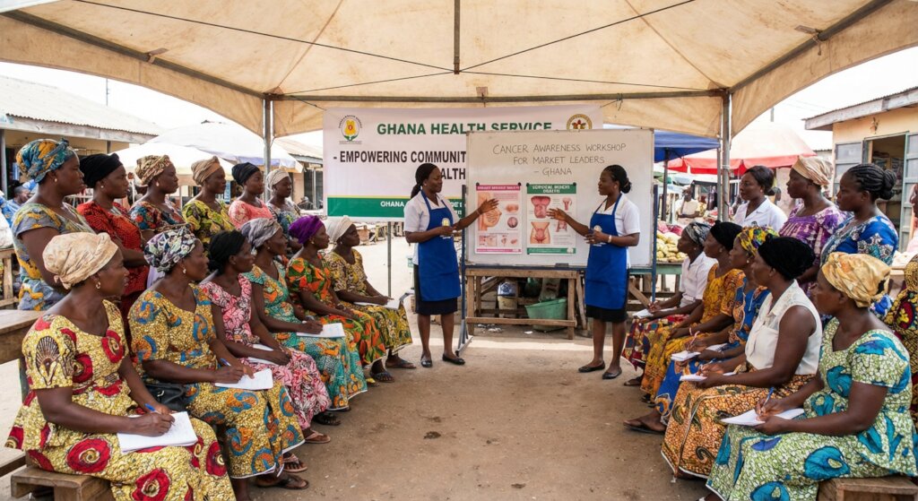 Train Market Women Leaders in Cancer Awareness