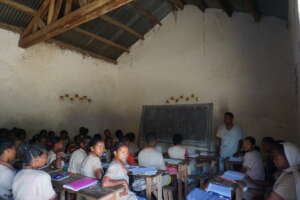 Class in session at Ifarantsa Lycee