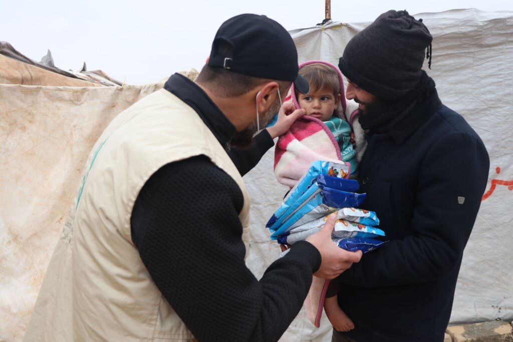 Save a Refugee Baby with Formula Milk in syria