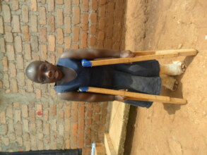 On crutches, she still dreams of a bright future