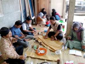 Community members discussed collective business