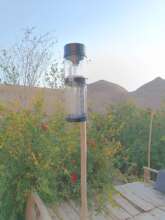 A community-installed rain gauge