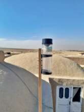 Cost-effective rain gauge installed in Balkh