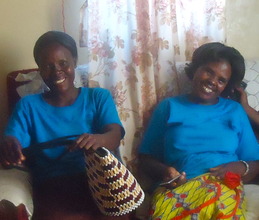 Jemimah: women's group members with new purse
