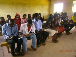 Justus' project: Youth being mentored