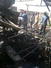 The destruction caused