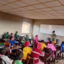 Addressing the students about Blood Group/Genotype