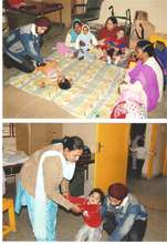 Child at the Clinic with the PT
