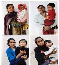 Parents with their Children at the Clinic