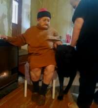 grandma Kate and her loyal dog <3