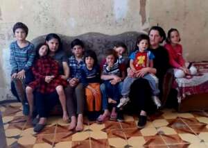 Large family is struggling to survive winter