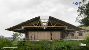 New School Building - Exterior View - WCs