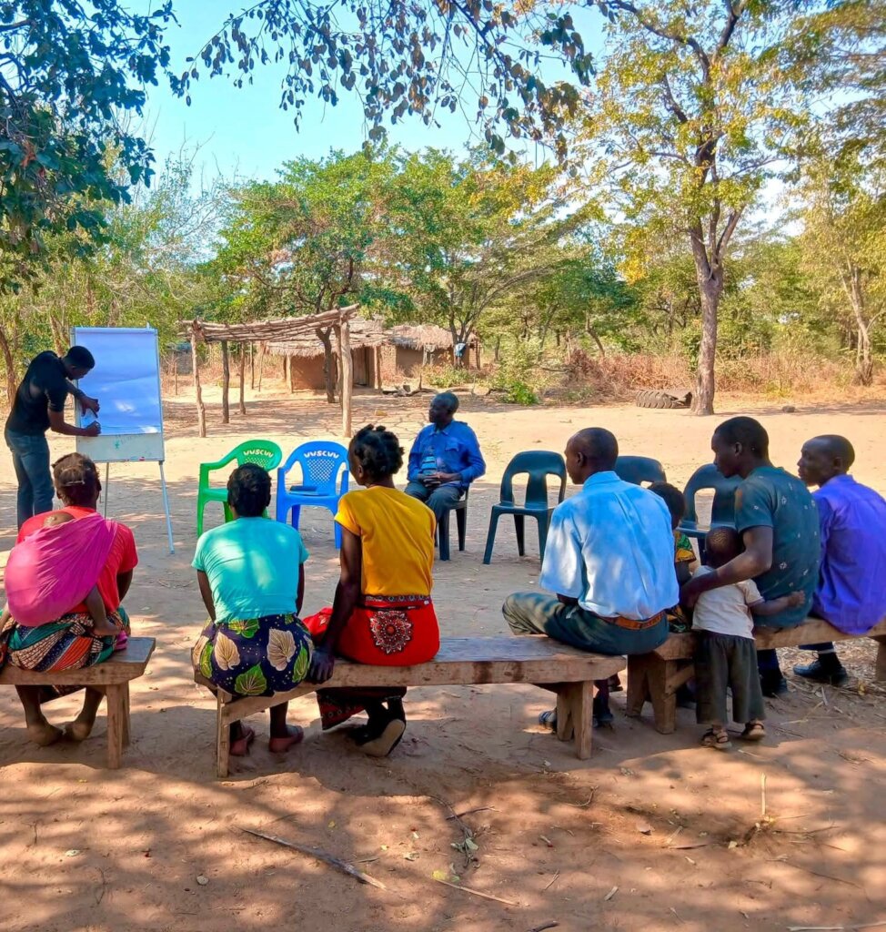 Community members in Peace Circle training
