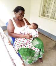Baby A with Mother Jesca