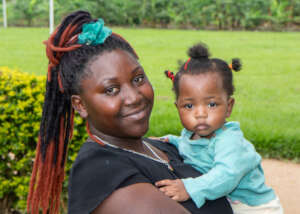 Housemother with baby